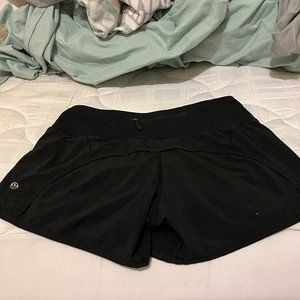 Size 4 Black Lululemon Shorts